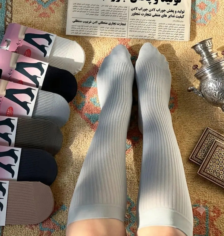 جوراب ساق بلند کبریتی