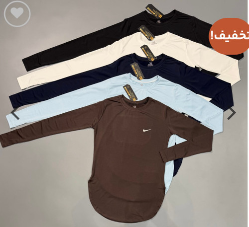 تونیک ورزشی پایین هلالی نایک